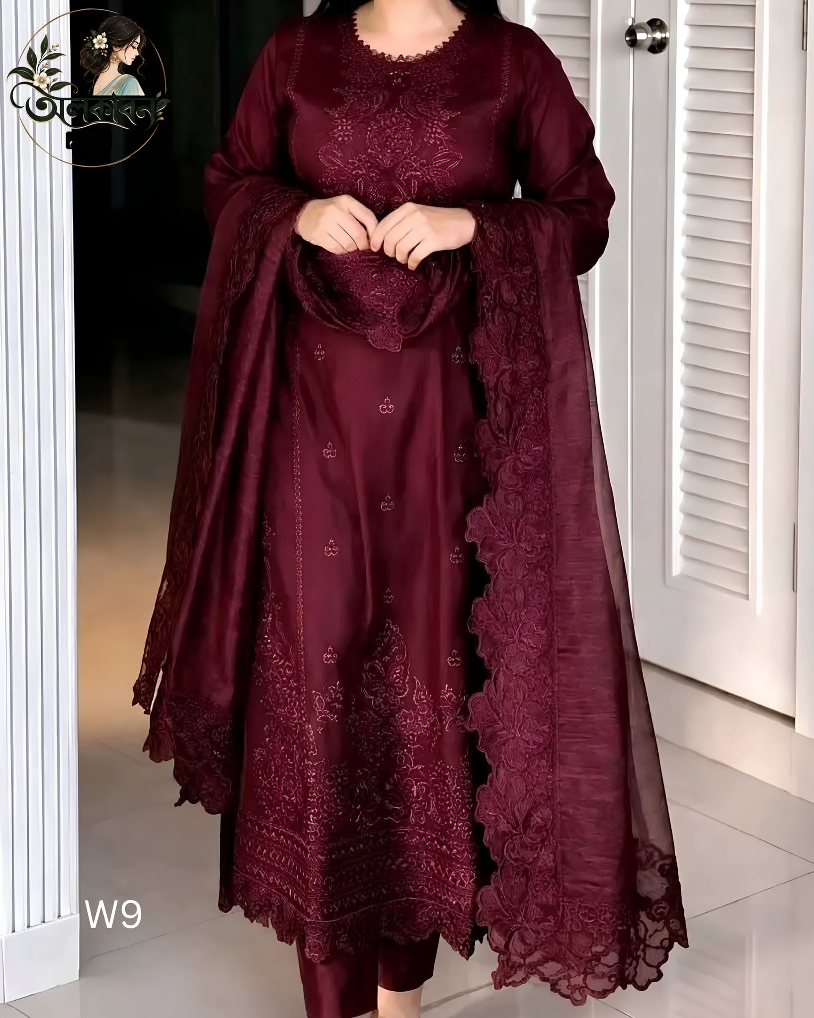 ✨ Best Dress Collection | Premium Soft Cotton ✨, handcrafted by অলকাবন - Alkaban — Nokshikaj; gallery view 2