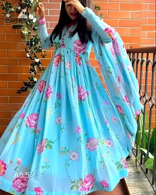 🌸✨ রেডিমেড গাউন থ্রি পিস কালেকশন ✨🌸, handcrafted by অলকাবন - Alkaban — Nokshikaj; gallery view 3