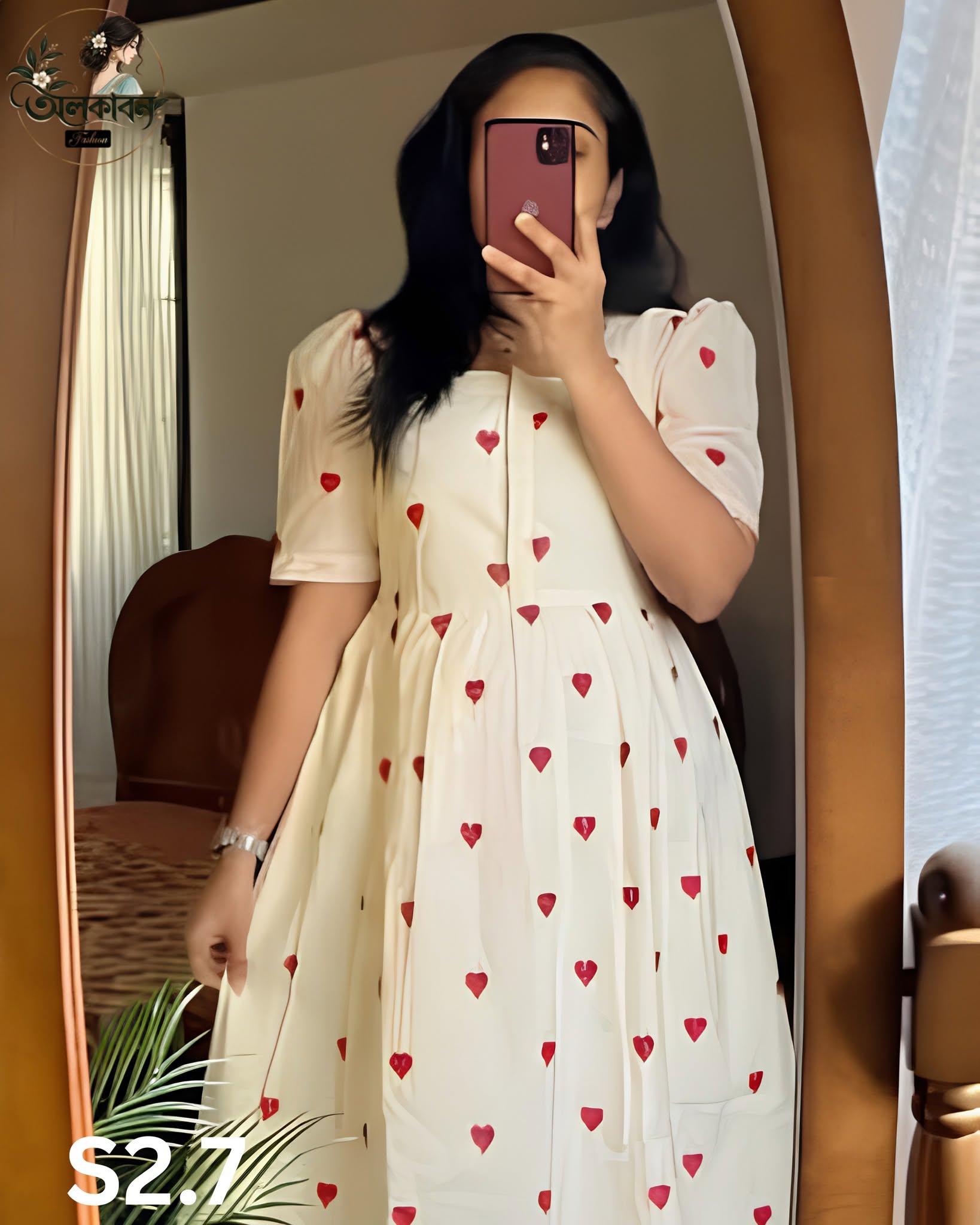 🌸✨ পিওর সুতি রেডিমেড ওয়ান পিস কালেকশন ✨🌸, handcrafted by অলকাবন - Alkaban — Nokshikaj; gallery view 2