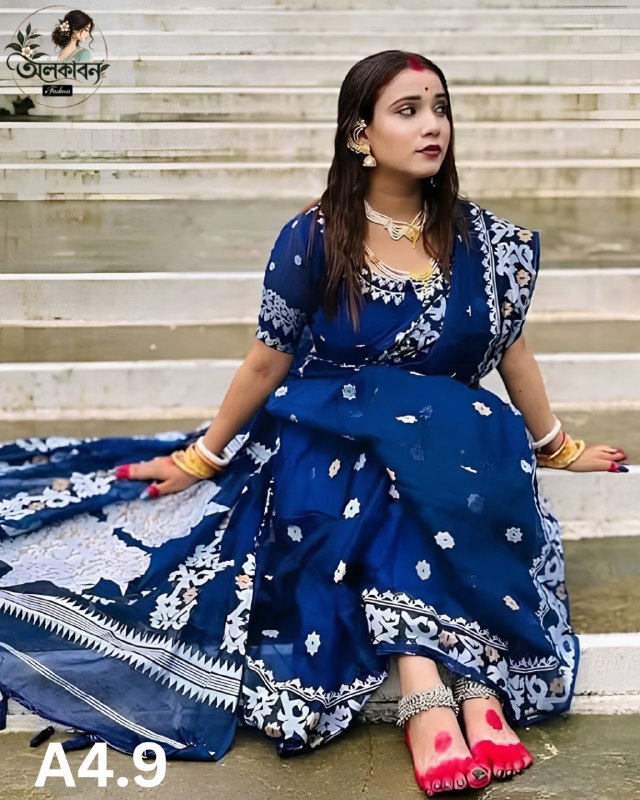 🌺✨ পূজা স্পেশাল শাড়ি কালেকশন ✨🌺, handcrafted by অলকাবন - Alkaban — Nokshikaj