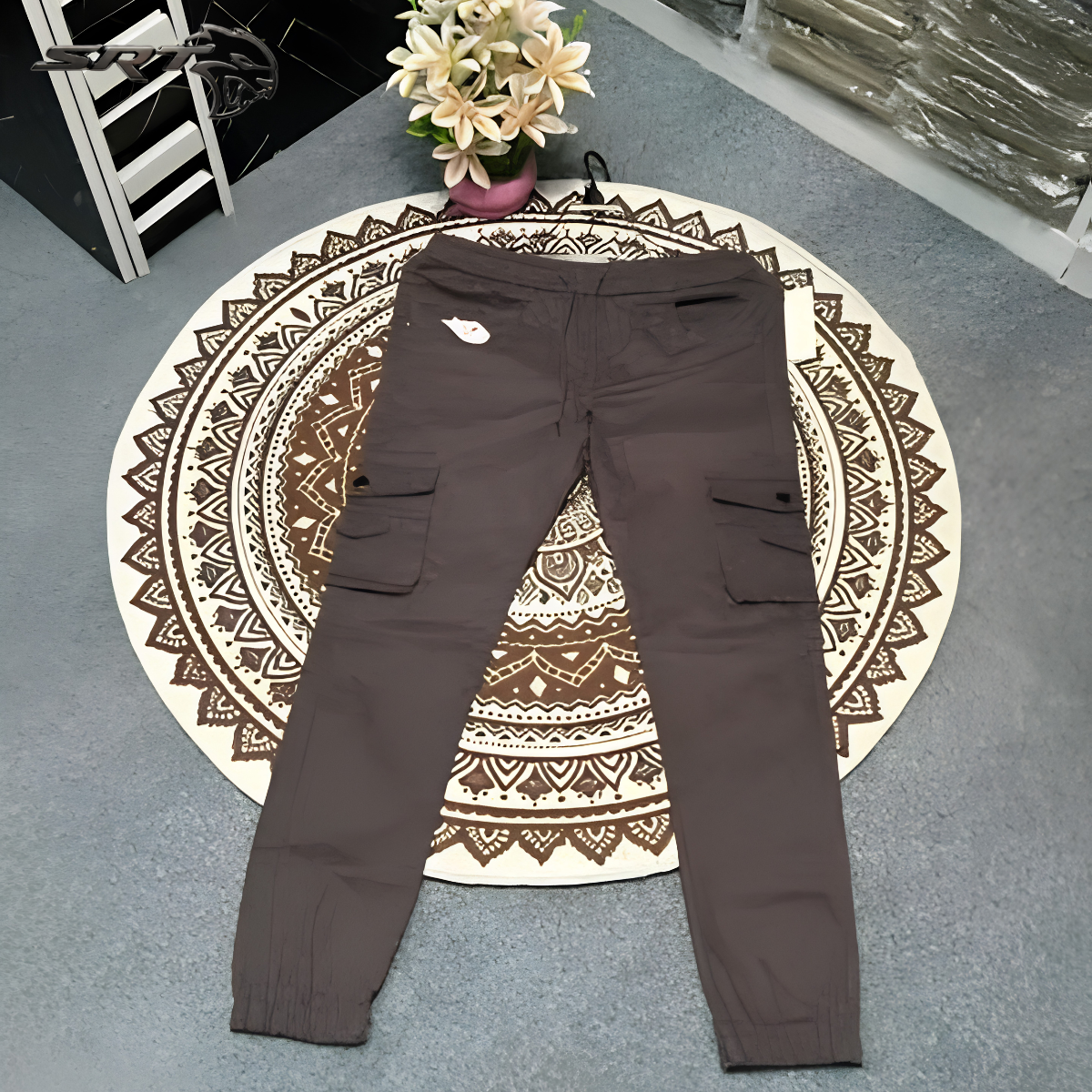 Cargo Joggers / 6-Pocket Cargos type.👖👖, handcrafted by SRT-Clothing — Nokshikaj; gallery view 5