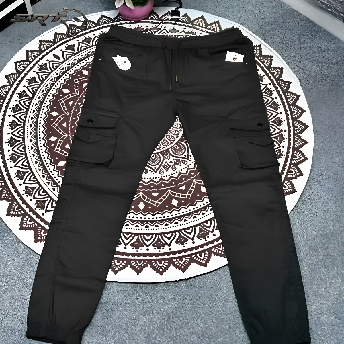 Cargo Joggers / 6-Pocket Cargos type.👖👖, handcrafted by SRT-Clothing — Nokshikaj; gallery view 4