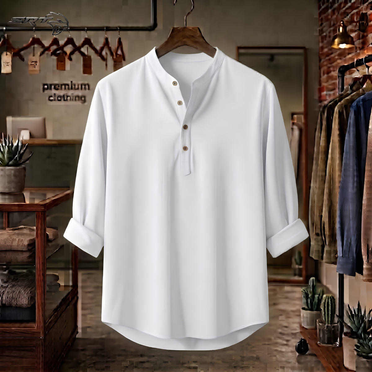 Premium Solid Cotton Katua, handcrafted by SRT-Clothing — Nokshikaj; gallery view 2