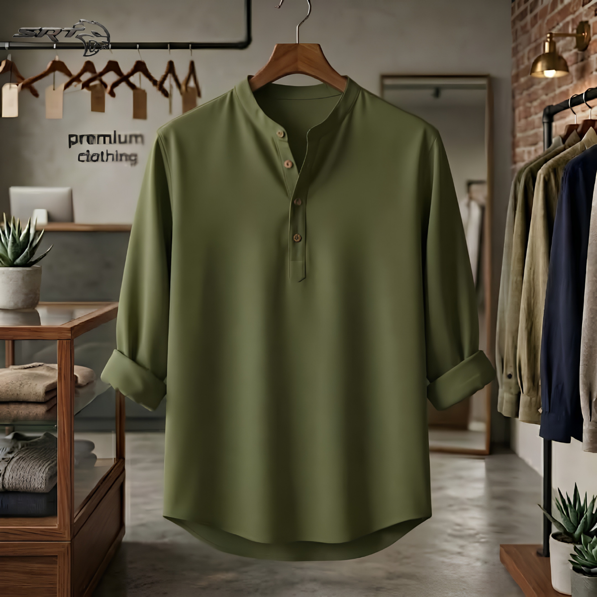 Premium Solid Cotton Katua, handcrafted by SRT-Clothing — Nokshikaj; gallery view 4