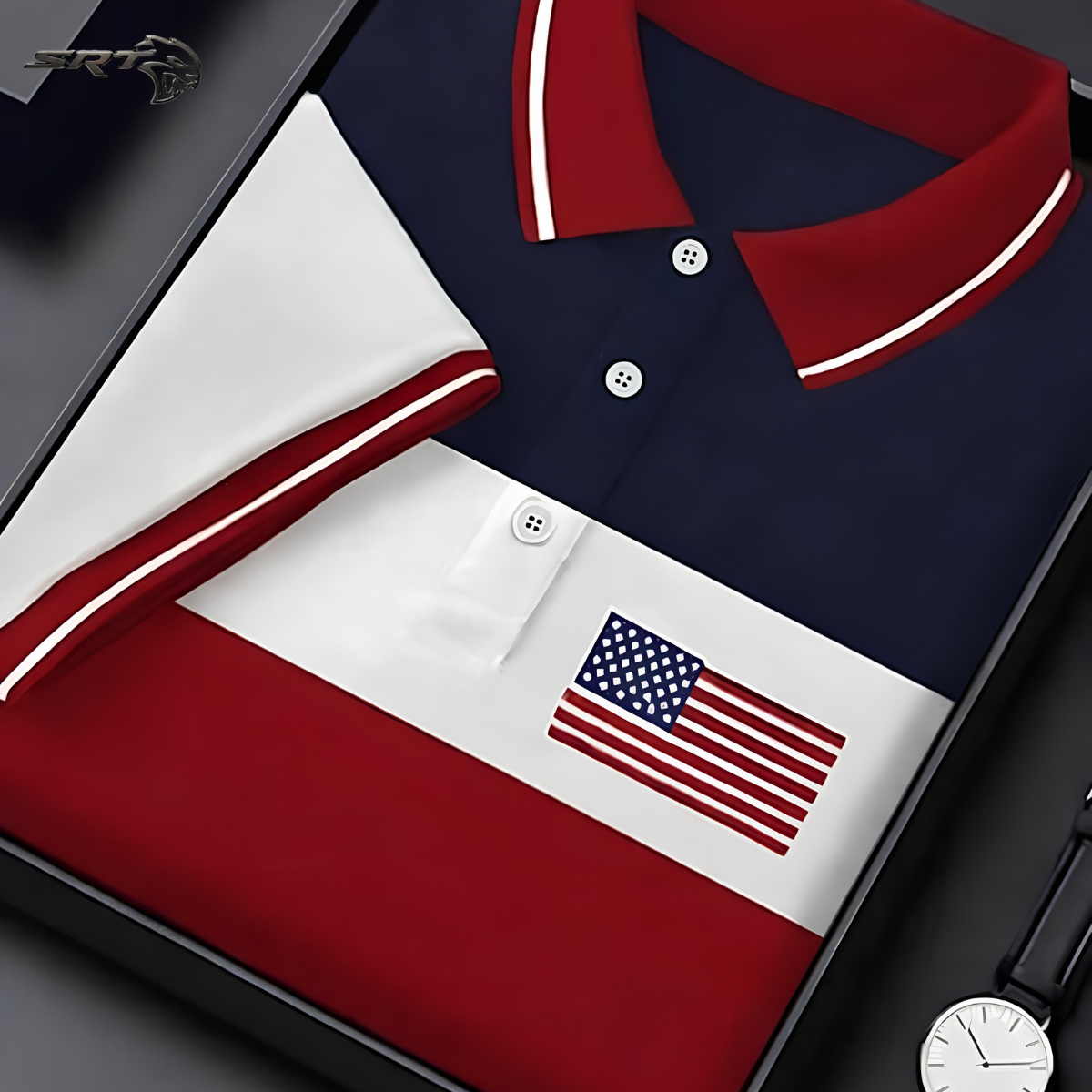 Stylish New Polo Shirt, handcrafted by SRT-Clothing — Nokshikaj; gallery view 3