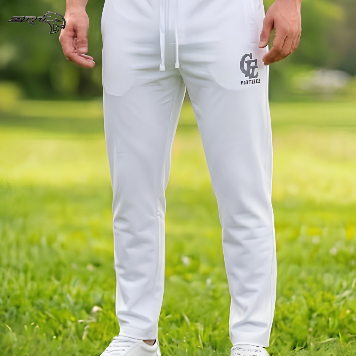 Premium Chinese Dubai Fabric Trousers, handcrafted by SRT-Clothing — Nokshikaj; gallery view 3