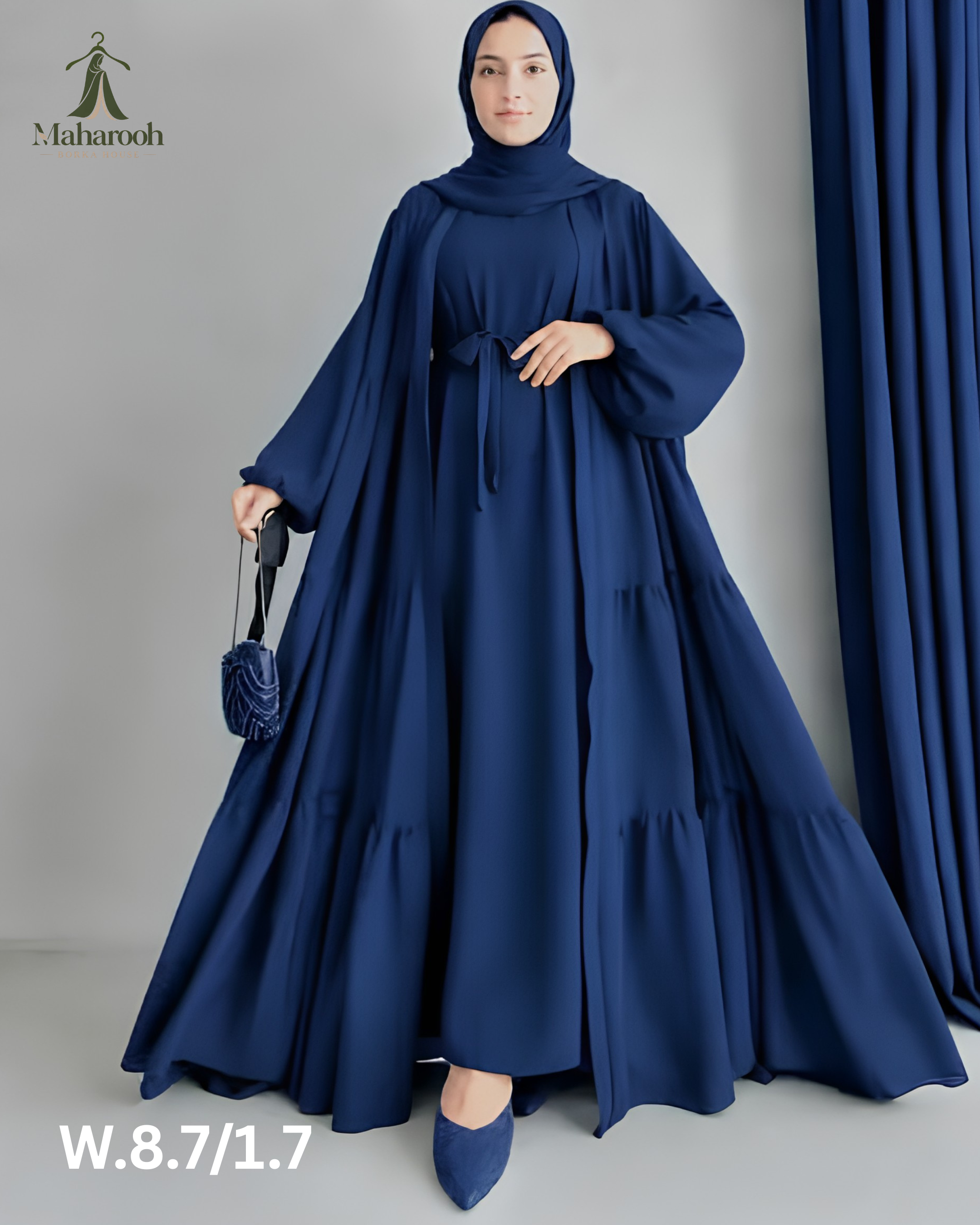 ♦️ Takbir Borkha – Premium Collection ♦️, handcrafted by Maharooh Borka House — Nokshikaj
