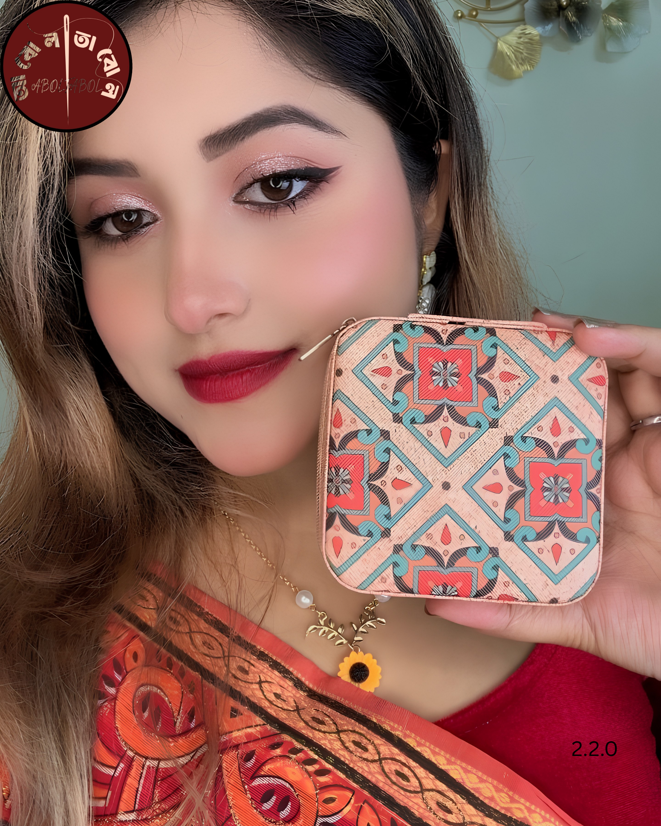 এক্সক্লুসিভ 'অ্যানশিয়েন্ট ডিজাইন জুয়েলারি স্টোরেজ বক্স' বা 'পার্ল ট্রেজার বক্স', handcrafted by Aboltabol - আবোলতাবোল — Nokshikaj