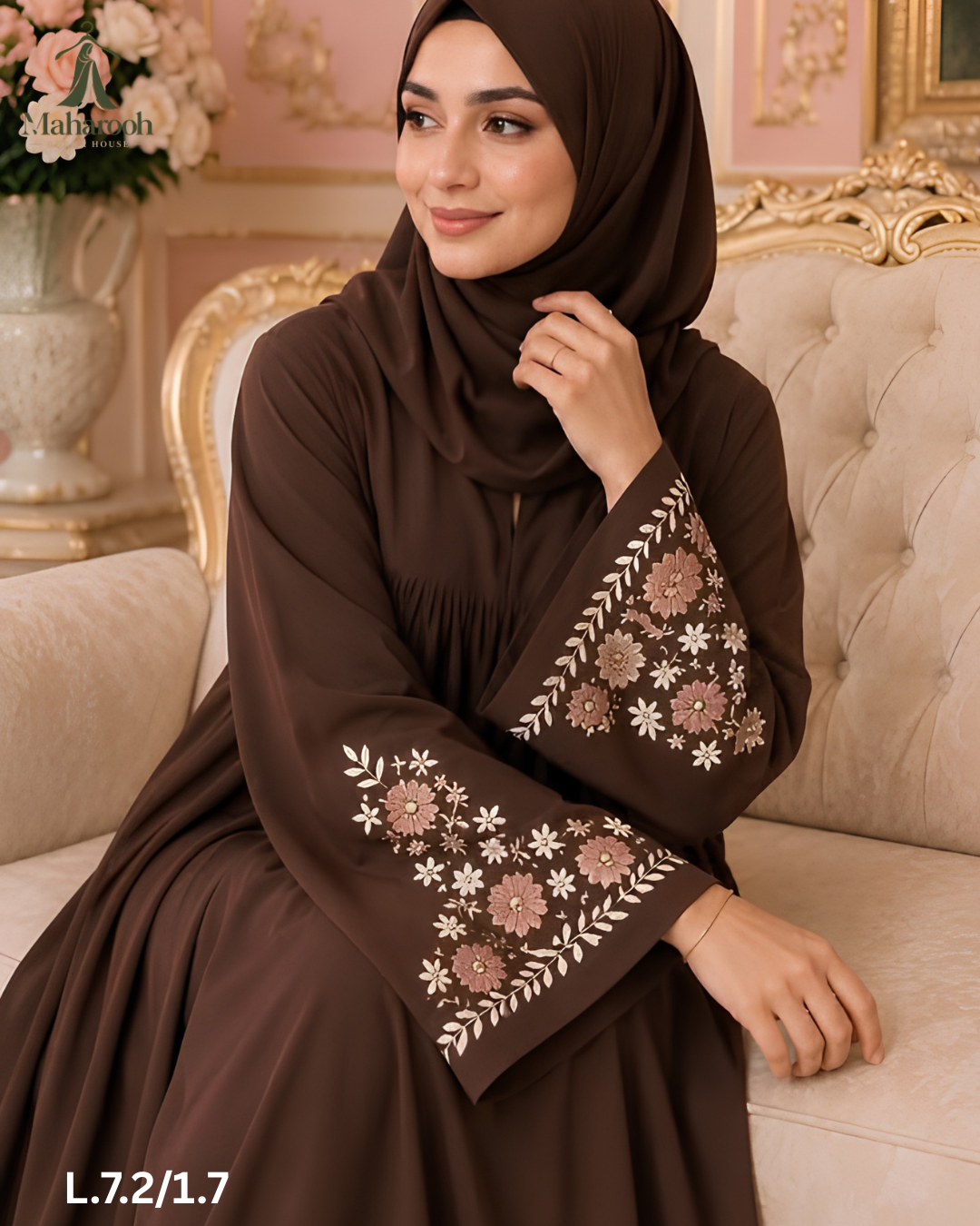 ♦️ Anika Ambrotari Borkha | Elegant & Stylish Collection ♦️, handcrafted by Maharooh Borka House — Nokshikaj