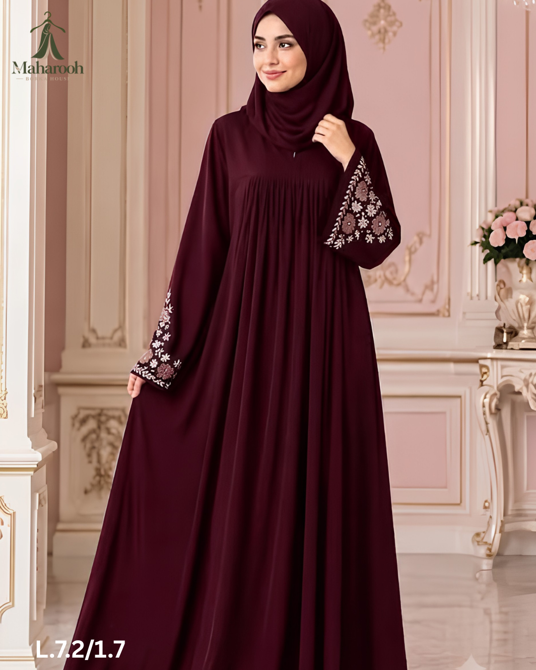 ♦️ Anika Ambrotari Borkha | Elegant & Stylish Collection ♦️, handcrafted by Maharooh Borka House — Nokshikaj; gallery view 2